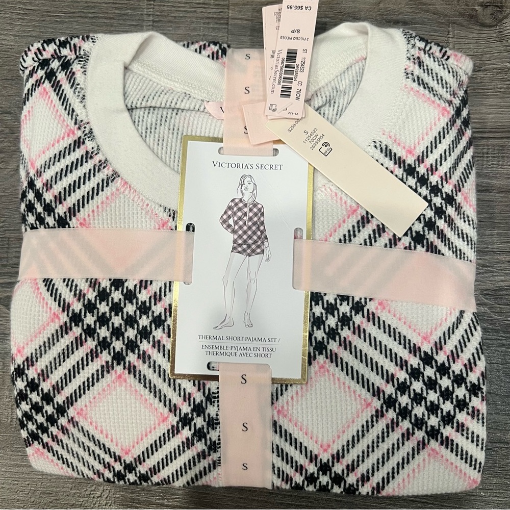 Victoria’s Secret thermal shirt pajama set